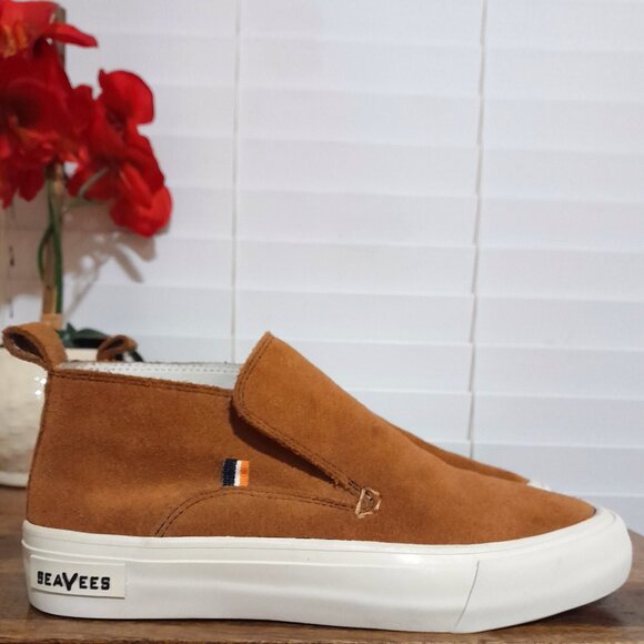 Seavees Derek Lam 10 Crossbody Midi Sneaker Camel Brown sz 7 - Picture 1 of 9